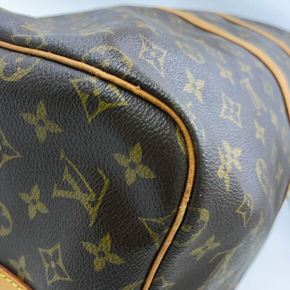 Louis Vuitton Keepall Bandoliere 55 Monogram Leather × PVC Brown Boston Bag - Picture 13 of 15